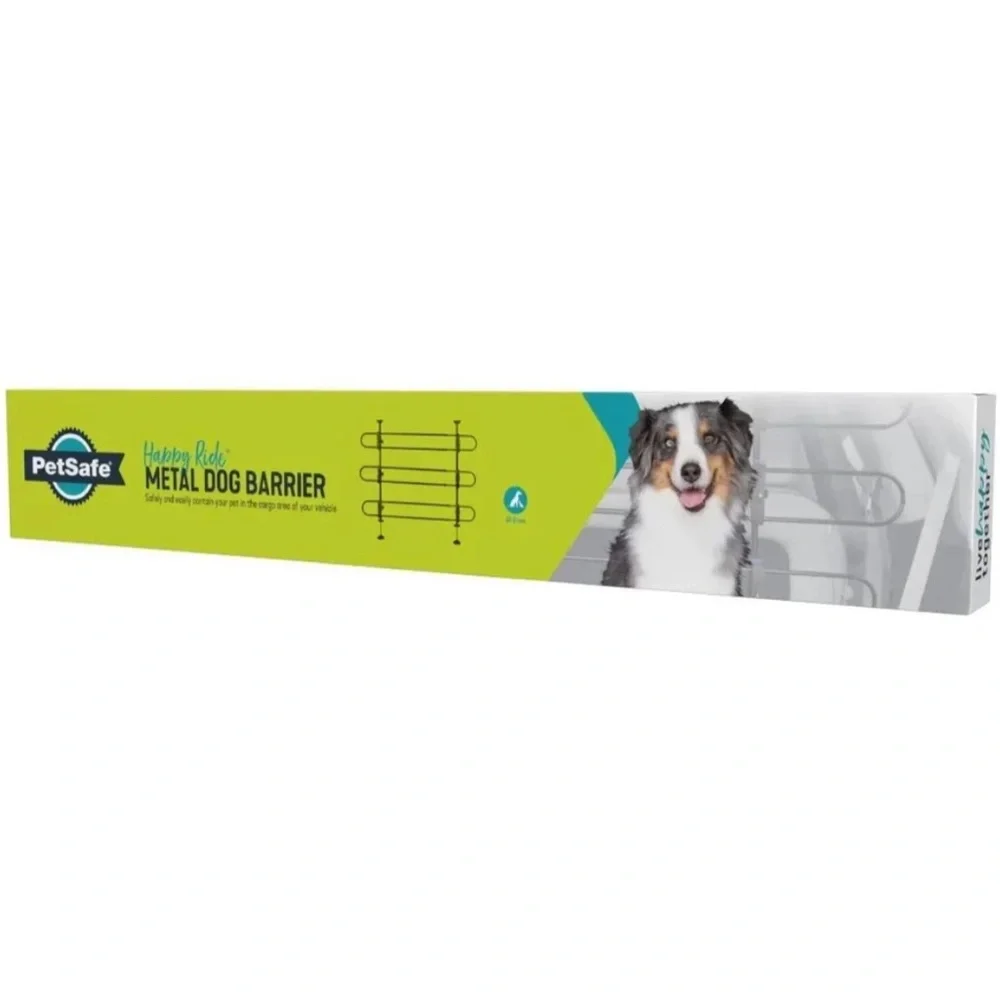 PetSafe Solvit 62409 Happy Ride Adjustable  See Through Cargo Metal Pet Barrier